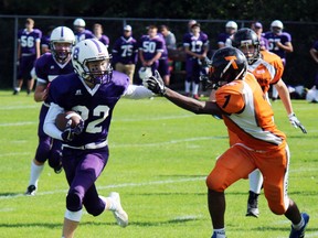 Bronco running back Karter Wickham, seen here with Beaver Brae in September 2019, was selected to play in Canada Football Chat's Youth Game, which will not be played due to the COVID-19 pandemic.