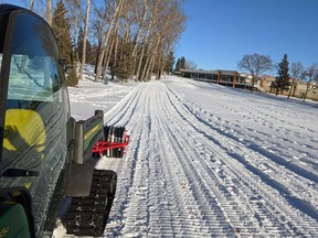 Strathcona County has many safe social distancing plans for the Broadmoor this winter. Photo Supplied