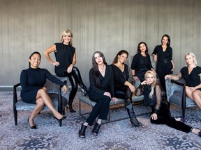 The team behind Modern Luxuria includes (L-r)Marlenie Arana, Tracy Whyte Sestito, Terri Belley, Elsa Amorin, Tatyana Semenova, Serap Ozturk, Erin Slobodian, Lindsay Brommland.
(Photo courtesy of Tatyana Semenova)