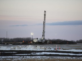 Ground and site work begins on the construction of a new Richardson-Pioneer grain elevator that is going up on Range Road 95 just south of Highway 43 in the Huallen area on Dec. 10, 2020. The new grain-handling facility will provide one more option for grain and oil-seed producers in the County of Grande Prairie.