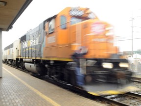 The last Northlander train left The Station in North Bay Sept. 28, 2012. The province and Ontario Northland Transportation Commission are now working on a rail track audit as part of a plan to return passenger rail service to northeastern Ontario. Nugget file photo