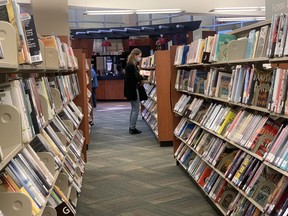 In-person browsing won't be possible over the next few weeks due to the latest provincial COVID-19 restrictions, however, library patrons can place holds and pick materials up outside the library's front doors. Online services and programming also continues. Lindsay Morey/News Staff