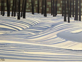 Snow pattern, Bayfield, 1970 by by Jack McLaren.
Mike Hensen/Postmedia Network