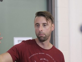 Alex Dawson, the head coach and director of swimming for the Grande Prairie Piranhas, at the Eastlink Centre a few years back. The Piranhas recently won a national contest put on by Swimming Canada, the grand prize a Zoom meeting with Canadian Olympian Brent Hayden.