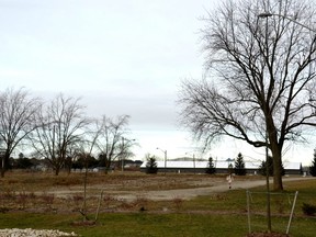Council has delayed approval of a draft plan of subdivision and the zone-change requests necessary to accommodate a mix of single-detached, semi-detached, townhouse and multi-residential housing on the lands that were once the Stratford fairgrounds (pictured). (Galen Simmons/The Beacon Herald)