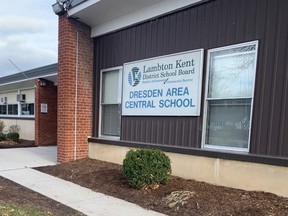 More than 100 students from Dresden Area Central School are in quarantine because of two probable COVID-19 cases in their school community. Photo taken Tuesday, Dec. 8. Peter Epp/Chatham This Week