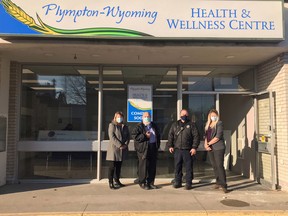 The Rural Lambton COVID Testing Centre will be moving to Plympton-Wyoming’s new Health and Wellness Center on 596 Broadway St. in Wyoming. Handout/Sarnia This Week