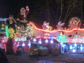 Mrs. Claus and Santa Claus take part in the West Elgin Festival of Lights at the Rodney Fairgrounds in December. (Handout/Postmedia Network)