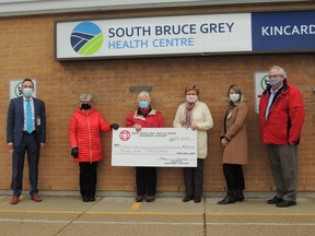 L-R: Michael Barrett, Pat Emmerton, Wilma Manary, Diane MacArthur, Meghan Legge and Dorne Fitzsimmons. Liz Nurton photo