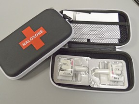 Sudbury police used Naloxone to revive a young man found to be unresponsive during a search for a robbery suspect.