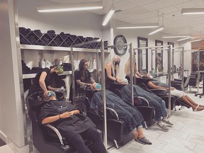 Vadara Salon Spa kept up with last week's rush of appointments following the province's latest announcement on the second round of shutdowns, which came into effect on Sunday, Dec. 13. Photo Supplied