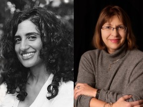 Artist Asma Khanani (left) and professor Magda Stroinska (right) are the newest members of the advisory board for the Woodstock Art Gallery. (Courtesy of the Woodstock Art Gallery)