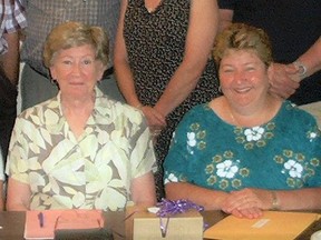 Handout/Cornwall Standard-Freeholder/Postmedia Network
Carol Potts, left, with Dina McGowan.