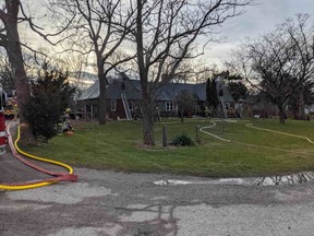 Firefighters from Blenheim, Ridgetown and Chatham were called to a fire on Rose Beach Line that caused approximately $200,000 damage to this home.