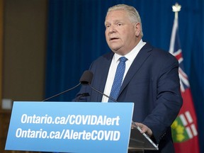Ontario Premier Doug Premier Ford urged everyone in a briefing Monday  with reporters to stay home from Dec. 26 onward to stem further exposure of COVID-19. The province will enter a province-wide shutdown at 12:01 a.m. Boxing Day.