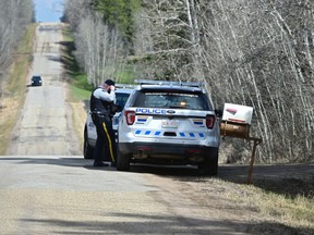 RCMP investigated a double-murder suicide during the early hours on May 4 along Range Road 222 north of Highway 14. Ed Kaiser/Postmedia