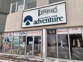 Lefebvre's Source for Adventure co-owner Andrew Busch contends it's not fair that he's in lockdown while Walmart is selling non-essential products in person. Jennifer Hamilton-McCharles