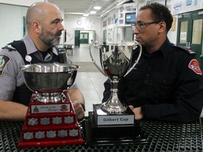 Battle of the Badges
Police and firefighters were gearing up to see who will not only win this year's Battle of the Badges Feb. 15 but who will be the first to lift the Gilbert Cup, a trophy in memory of James Gilbert that will go to the team that raises the most money for Wetaskiwin Special Olympics.
Christina Max