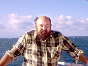 Sarnia-born author Bruce Kemp spent two weeks aboard a Laker in the late summer of 2000, the subject of his new book The Whales of Lake Erie. Handout/Sarnia This Week