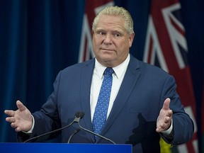 Premier Doug Ford said at his daily COVID-19 pandemic briefing on Monday, that his government's top priority remains getting vaccines out to those who need them the most as quickly as possible. POSTMEDIA PHOTO