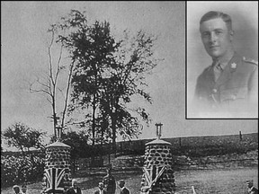 NorwoodÕs Memorial Park and Stone Cairns was gifted to the village in 1927 by Toronto hotelier Kathleen Davidson in loving memory of Lieut. Walter T. Robus. (Insert) SUBMITTED PHOTO