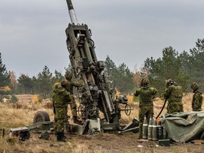 Gunners from the 56th Field Artillery Regiment, including reservists from Brantford, Norfolk County and St. Catharines, are in Latvia as part of a NATO mission.
