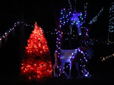 A display at the Gray's Creek Holiday Sparkle Drive-Through. Photo on Thursday, December 3, 2020, in Cornwall, Ont. Todd Hambleton/Cornwall Standard-Freeholder/Postmedia Network