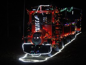 A display at the Gray's Creek Holiday Sparkle Drive-Through. Photo on Thursday, December 3, 2020, in Cornwall, Ont. Todd Hambleton/Cornwall Standard-Freeholder/Postmedia Network