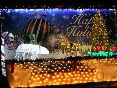 A display at the Gray's Creek Holiday Sparkle Drive-Through. Photo on Thursday, December 3, 2020, in Cornwall, Ont. Todd Hambleton/Cornwall Standard-Freeholder/Postmedia Network