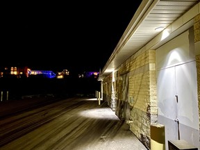 The town’s water treatment plant on West Terrace Point. Patrick Gibson/Cochrane Times