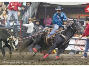 Kolton Schmidt. Canadian Professional Rodeo Association photo