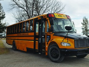 A Livingstone Range School Division bus.