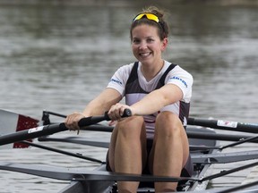 London native Susanne Grainger is on the national rowing team. (Derek Ruttan/The London Free Press)