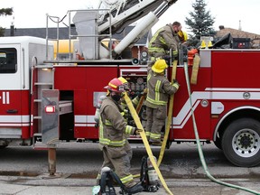 Greater Sudbury Fire Services put out a fire at an apartment building on Cote Avenue in Chelmsford on Dec. 1.