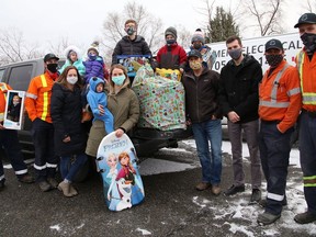 Element Electrical and Dixon Electric, along with their families, raised $3,500 to purchase new toys for children in need in Greater Sudbury. With the help of Canadian Tire New Sudbury, they were able to stretch their dollars and purchase gifts for 145 less fortunate children. They dropped off their donations to Our Children Our Future in Sudbury, Ont. on Friday December 4, 2020.