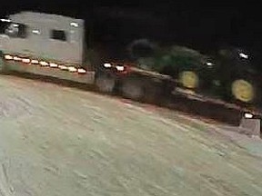 Semi-with-trailer-and-tractor-onboard