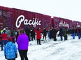 The Canadian Pacific Holiday Train stopped in Vulcan on Dec. 10, 2019.