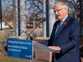 Agriculture Minister Ernie Hardeman is shown here in an October file photo. 
MAX MARTIN/POSTMEDIA NETWORK FILE PHOTO