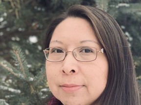 Cherith Mark, emâgiyabich. Îethka hemâchach. Mînî Thnî emâdahâch, from the Stoney Nakoda Nation in Morley was appointed to the Banff Centre Board of Governors on Dec.10. Photo submitted.