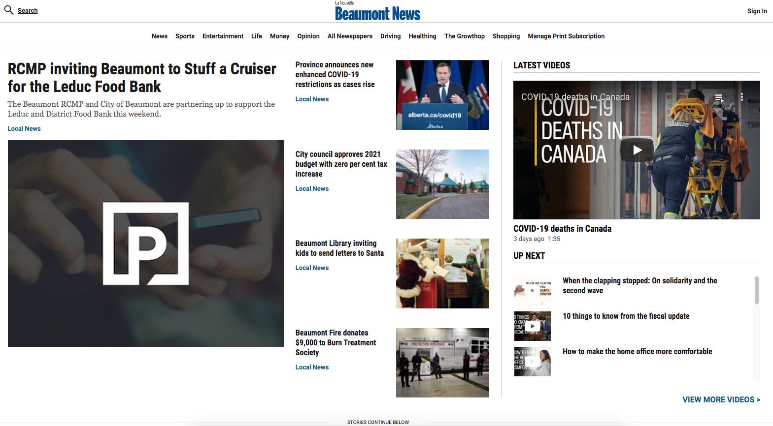 Introducing the new Beaumont News website The Sarnia Observer