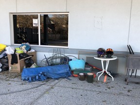 The St. Vincent de Paul Thrift Store on Wellington Street in Brantford regularly finds items piled outside of the store after hours. The items cannot be received properly due to pandemic protocols, and become damaged by weather and vandals, meaning they end up in a garbage bin that costs the charity $150 to empty each time.