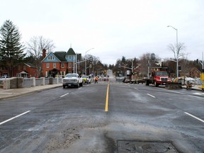 Owen Sound's new 10th Street bridge is slated to open to traffic Friday following a ribbon-cutting ceremony at 4 p.m. DENIS LANGLOIS