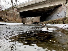 The Cataraqui Region Conservation Authority is urging people to be careful around inland creeks and streams as storms are expected on Christmas Eve and Christmas Day. (RONALD ZAJAC/The Recorder and Times)