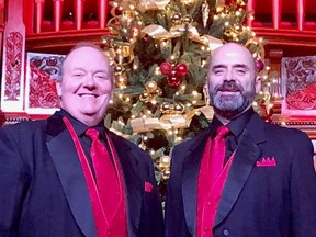 Chris Coyea, left, and Alex Fleuriau Chateau will be among the performers at a New Year's Eve concert at St. John's United Church. (SUBMITTED PHOTO)