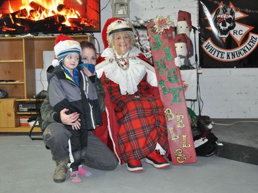 Logan his mother Tina Ruttan were all smiles on Saturday December 12, 2020 in Cornwall, Ont. Francis Racine/Cornwall Standard-Freeholder/Postmedia Network