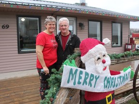 The owners of Jimmy's restaurant in Ingleside, Vicki and Jimmy Dingwall, on Christmas Eve. Photo on Thursday, December 24, 2020, in Ingleside, Ont. Todd Hambleton/Cornwall Standard-Freeholder/Postmedia Network