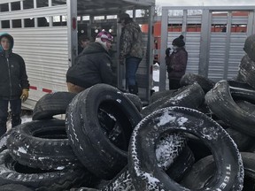 Cremona 4-H held their annual tire recycling fundraiser in November. Submitted