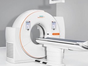 The Edge Plus CT scanner model from Siemens.