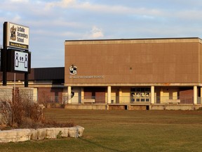 A view of La Salle Secondary School on Hwy. 15 in Kingston's east end.
