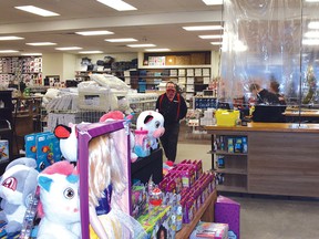 Photo by KEVIN McSHEFFREY/THE STANDARD
Hart Store opened in Elliot Lake on Wednesday, Dec. 9 at 9 a.m. While hundreds of people were through the store during the day, the store has a limit of 30 people at a time.